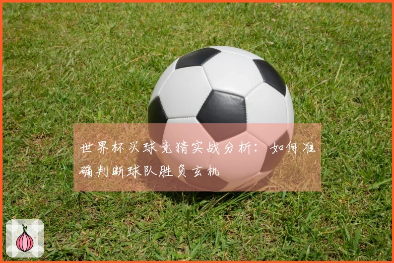 世界杯买球竞猜实战分析：如何准确判断球队胜负玄机